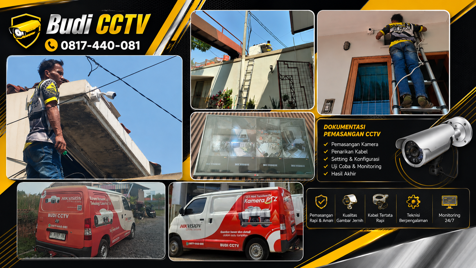 Instalasi CCTV untuk Rumah di Tegal