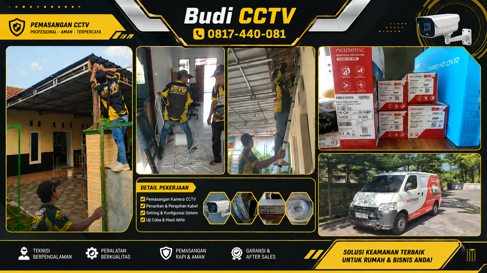 Pemasangan CCTV Hikvision Tegal untuk Keamanan Keluarga