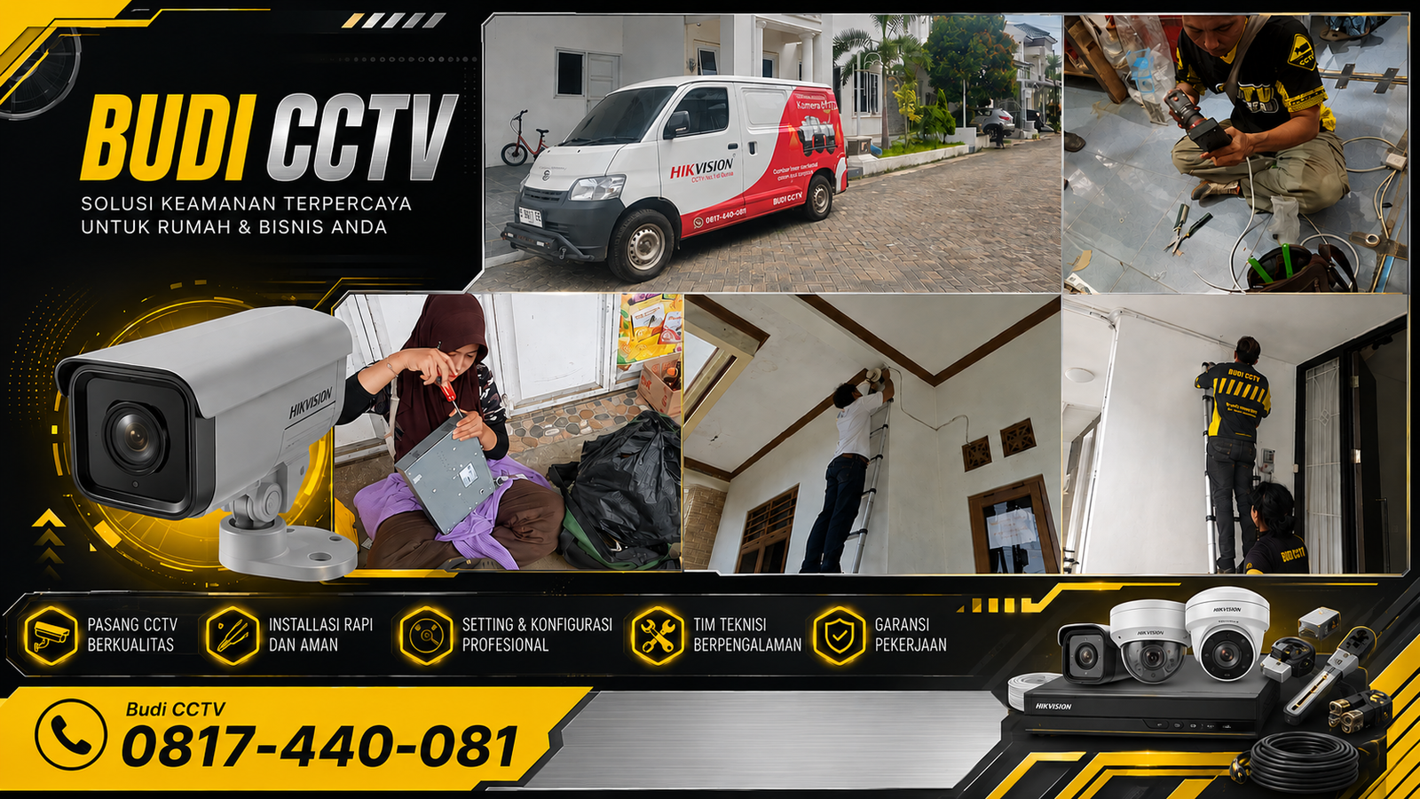 Pemasangan CCTV Hikvision di Tegal, Solusi Keamanan Terpercaya