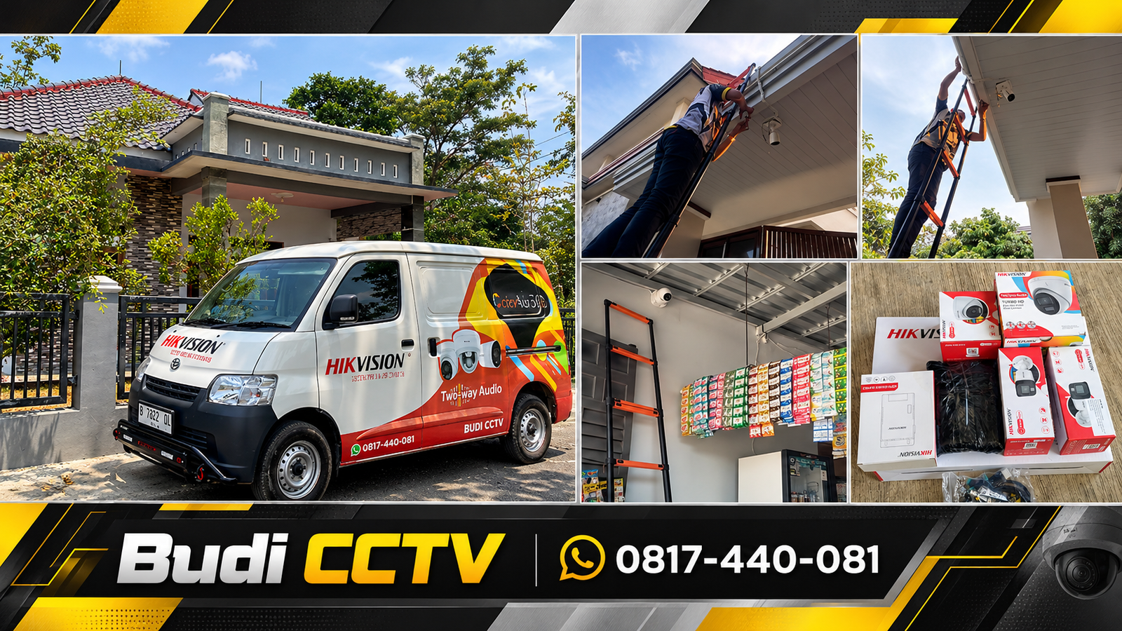 Instalasi CCTV Hikvision Two Way Audio Tegal untuk Pencegahan Risiko Rumah