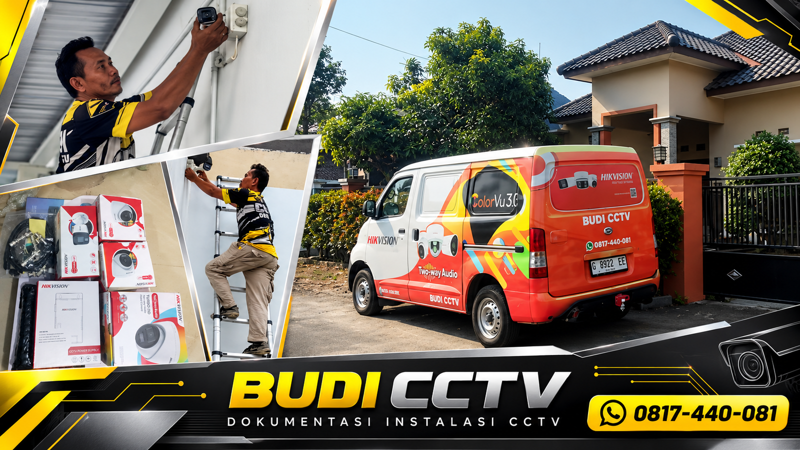 Pemasangan CCTV Hikvision di Rumah Tegal oleh Budi CCTV sebagai Dealer Terpercaya