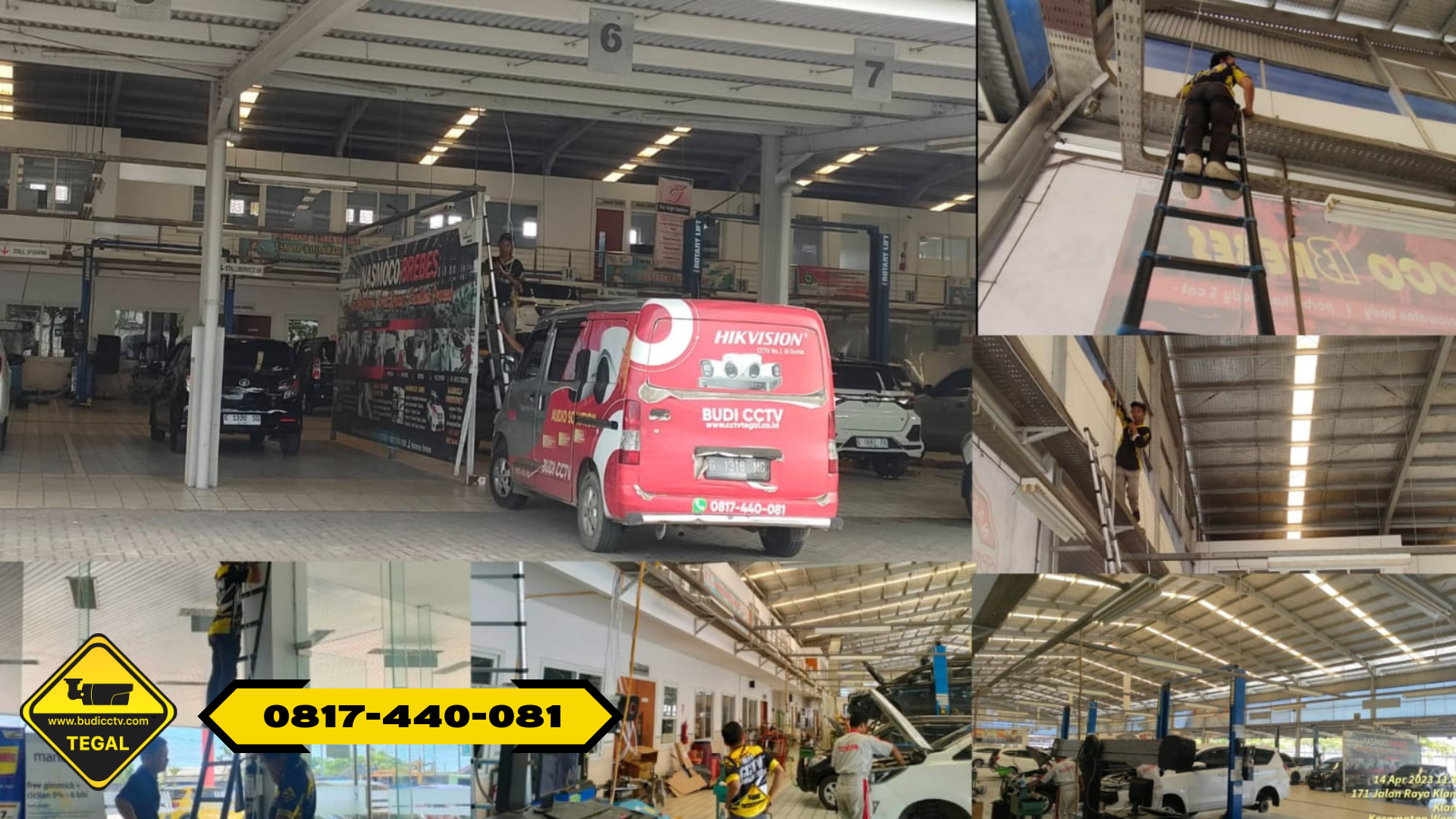 Budi CCTV Dukung Keamanan Toyota Nasmoco Brebes dengan Pemasangan IP Camera Hikvision