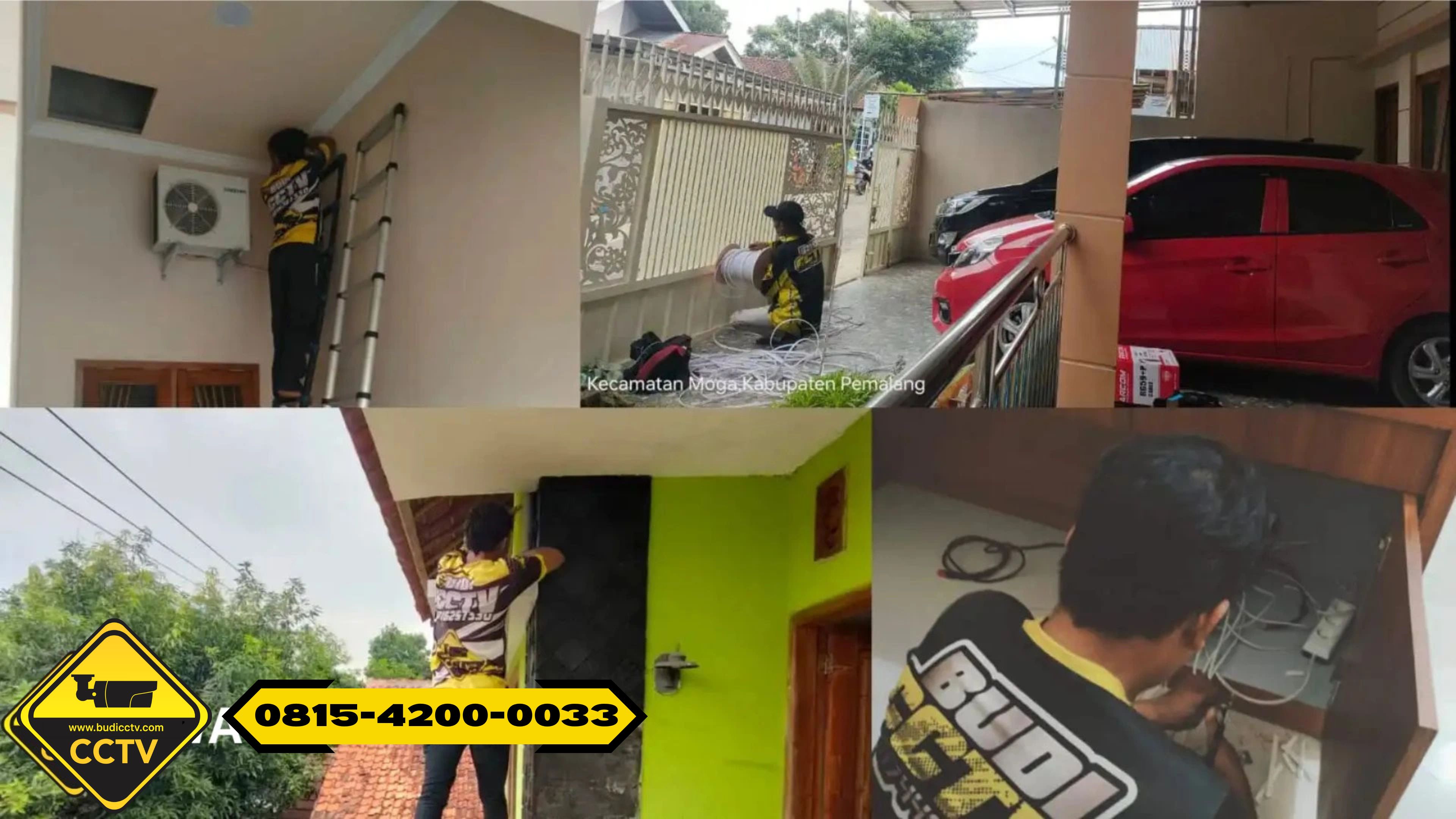 Pemasangan CCTV Hikvision 4 Channel Smart Hybrid Light 2MP di Rumah Wilayah Pemalang