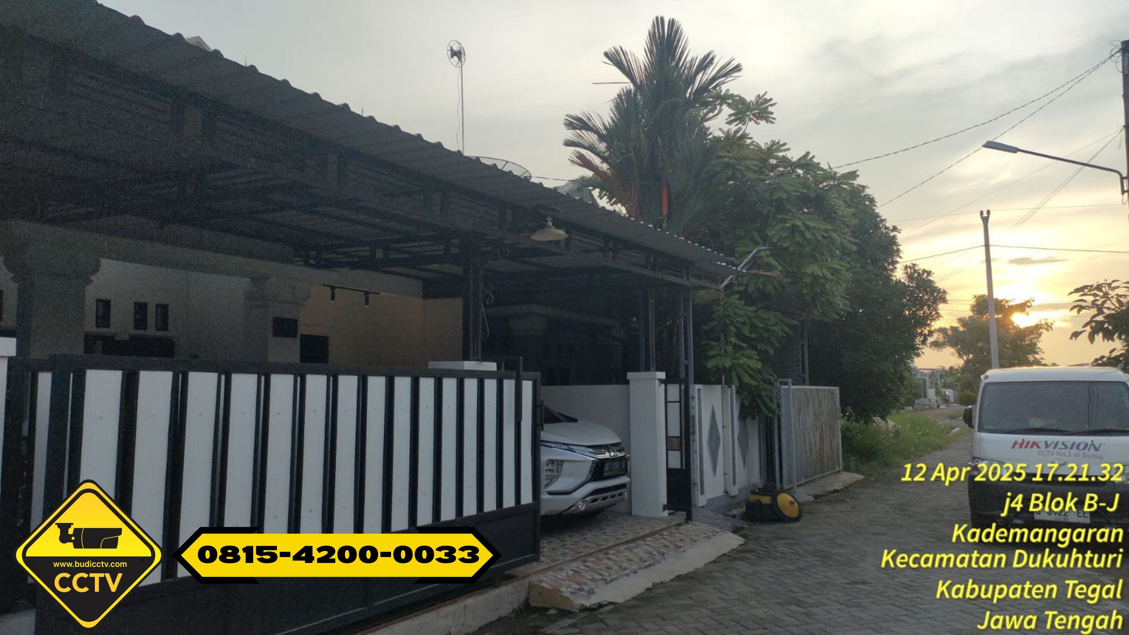 Pemasangan CCTV Hikvision 4 Channel 2MP Smart Hybrid Light + ColorVu Audio + Two Way Audio di Rumah Wilayah Dukuhturi