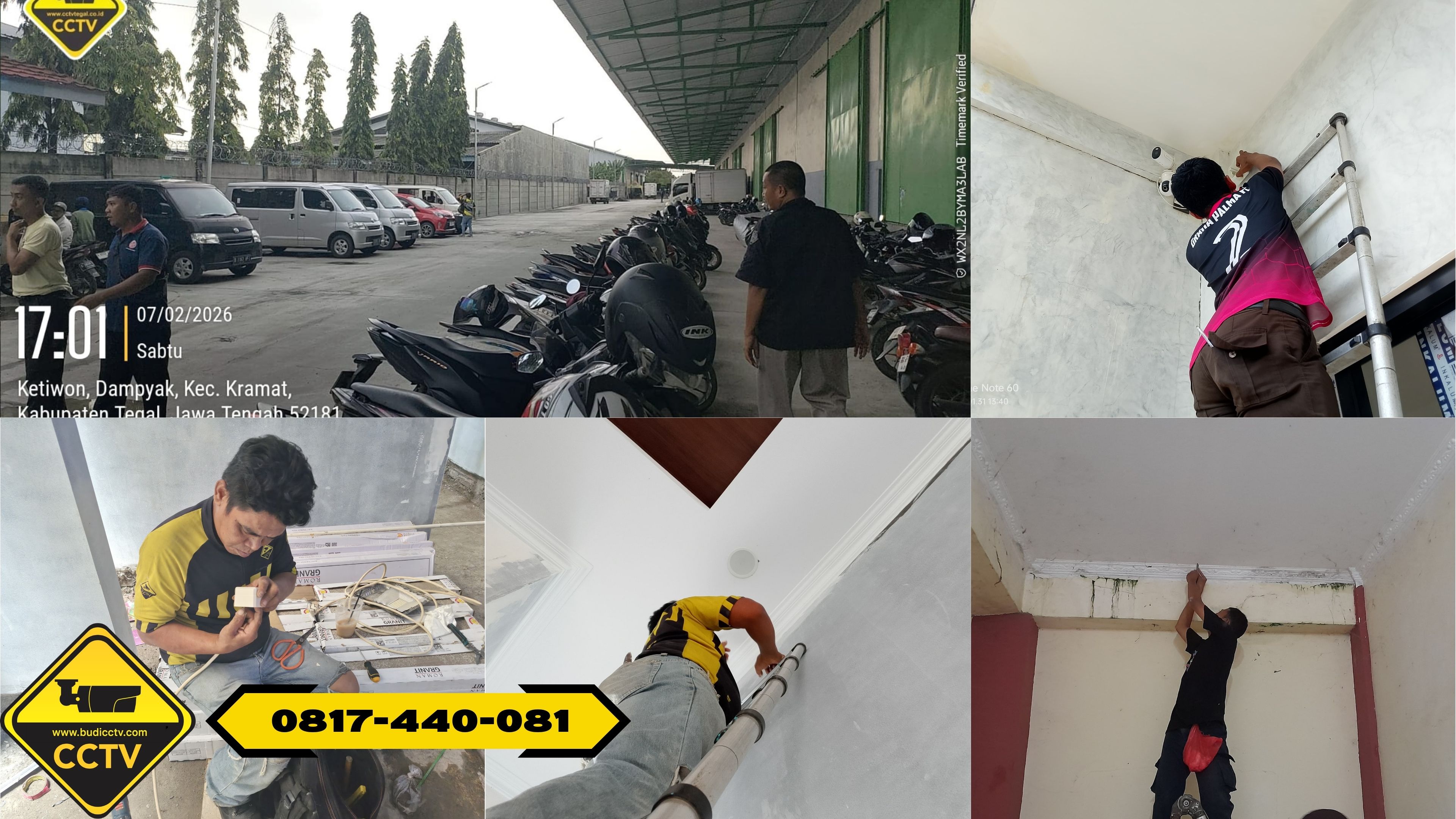 Pasang CCTV Hikvision 4 Channel 2MP Infra Red Full HD di Ruko Jatibarang