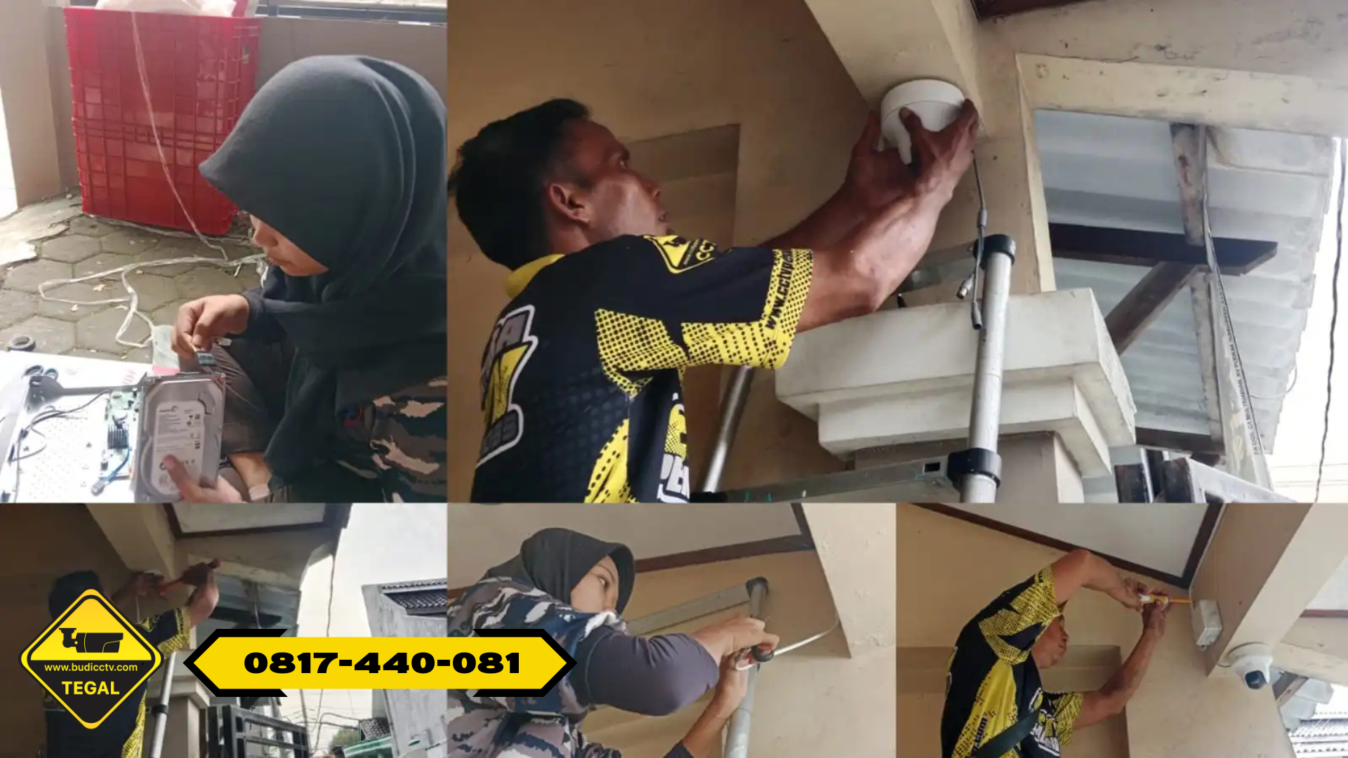 PEMASANGAN CCTV HIKVISION 4 CHANNEL DI PERUMAHAN TEGALREJO, KOTA PEMALANG