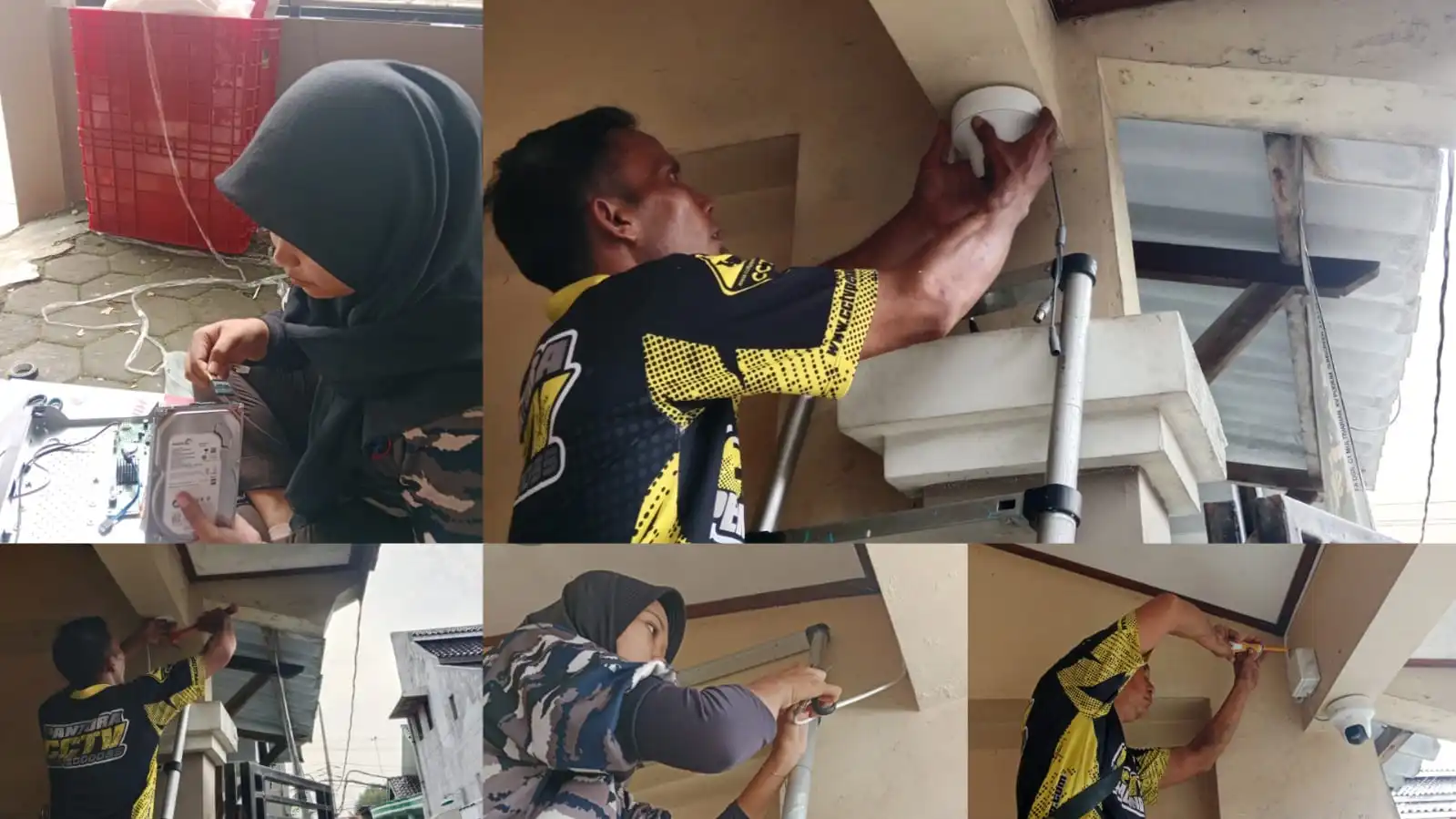 PEMASANGAN CCTV HIKVISION 4 CHANNEL DI PERUMAHAN TEGALREJO, KOTA PEMALANG